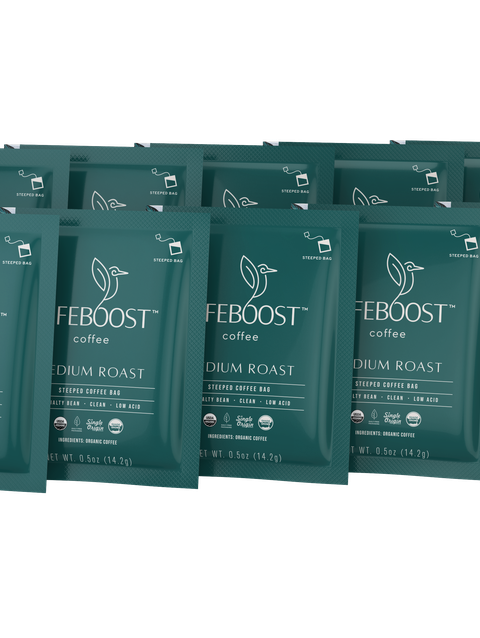 6x Medium Roast Lifeboost Go Bags -10 bags On Sale