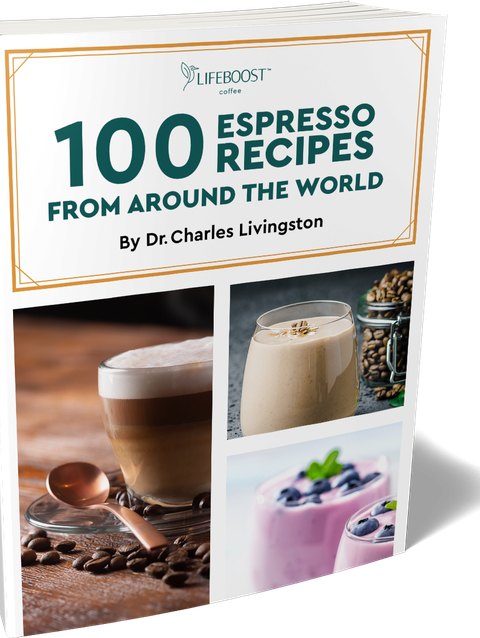 Lifeboost 100 Espresso Recipes From Around The World - Digital Recipe eBook Free shipping