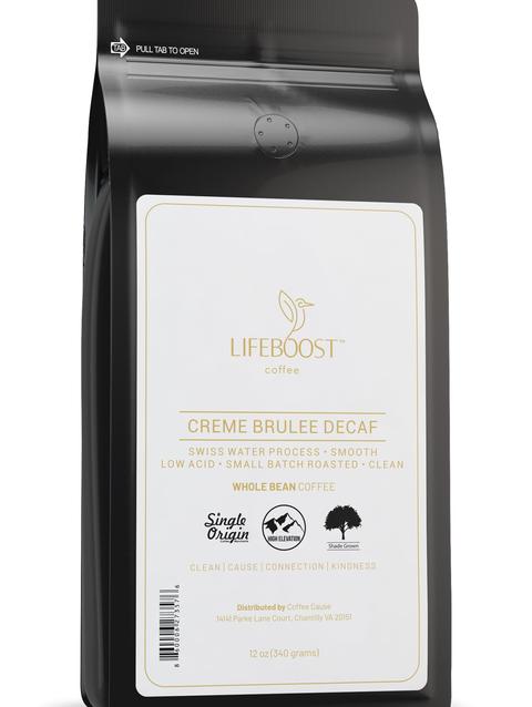 Lifeboost 1x  Crème Brulee Decaf Same Day Delivery