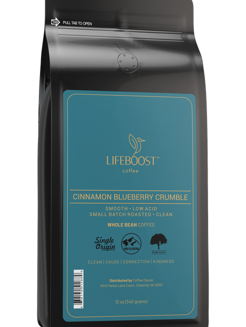 Lifeboost 1x Single Origin Specialty, Blueberry Cinnamon Crumble Best Price