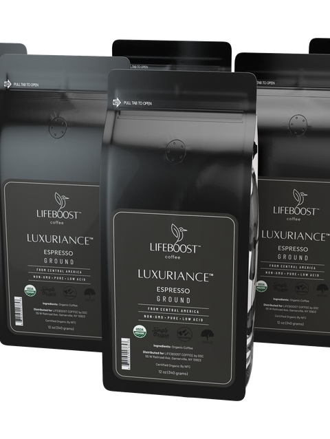 Lifeboost 6x Single Origin Espresso Roast Coffee 12 oz Bag - Bundle (Subscription) Free shipping