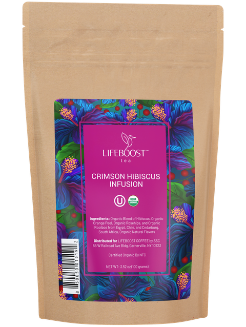 Lifeboost Crimson Hibiscus Infusion Tea Best Seller