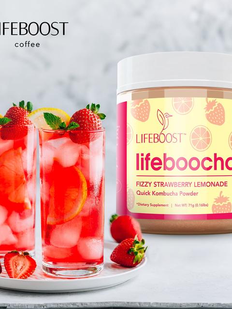 Lifeboost Strawberry Lemonade Lifeboocha On Sale